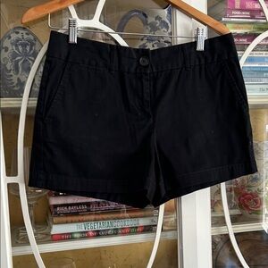 LOFT Black Tailored Bermuda Shorts